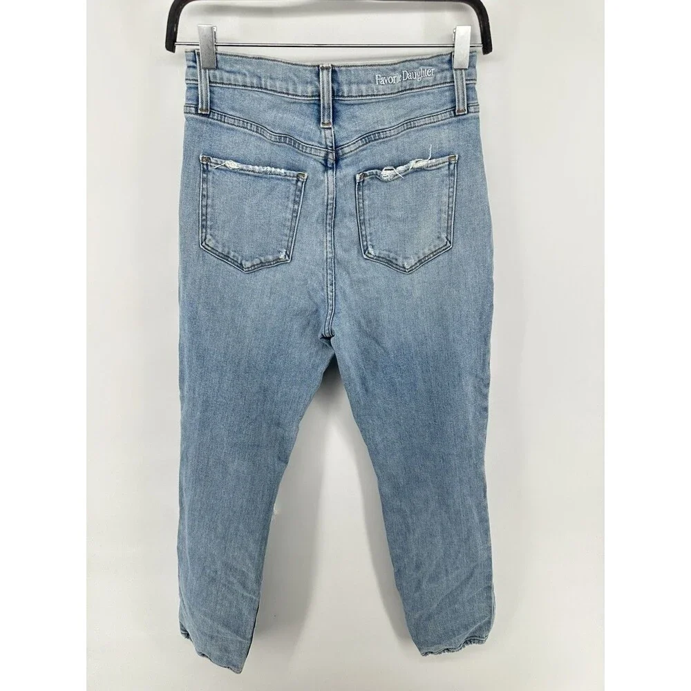 Favorite Daughter Size 28 Otto Boyfriend Destroyed Jeans - Picture 2 of 4